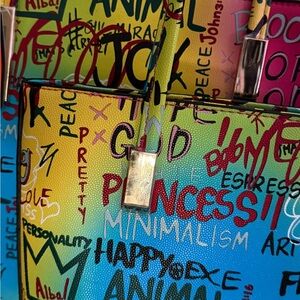 Alba Multicolor Graphic Tote Set of 3 NWT